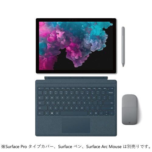 マイクロソフト　KJT-00027　Surface　Pro　6　i5／8GB／256GB　　　プラチナ