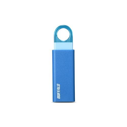 バッファロー RUF3-KS16GA-BL オートリターン機構搭載 USB3.1(Gen1)／USB3.0対応USBメモリー ブルー 16GB