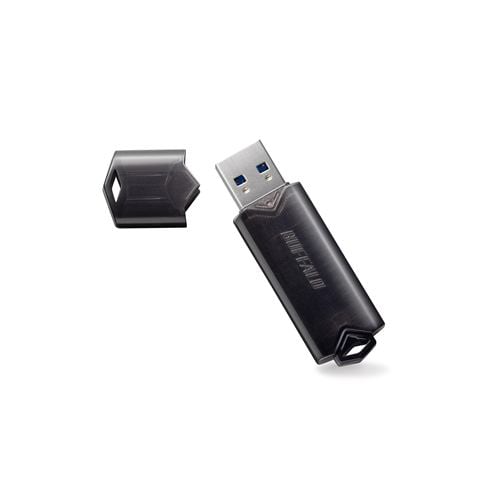 バッファロー RUF3-YUF16GA-BK USB3.1(Gen)／USB3.0対応USBメモリー 16GB ブラックモデル