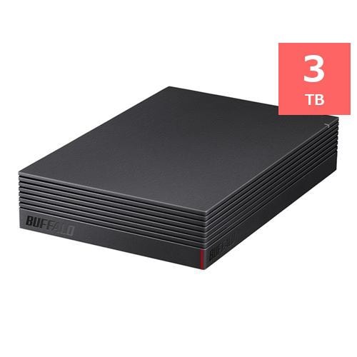 BUFFALO 外付けハードディスク 3TB 型番:HD-LBV3/YD
