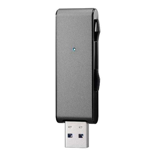 IOデータ U3-MAX2／128K USB3.1 Gen 1（USB3.0）対応 アルミボディUSBメモリー 「U3-MAX2シリーズ」 128GB・ブラック