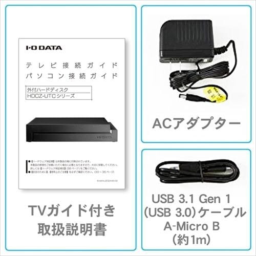 I/Oデータ USB3.1 Gen1（USB 3.0）/2.0 外付けハードディスク 4.0TB