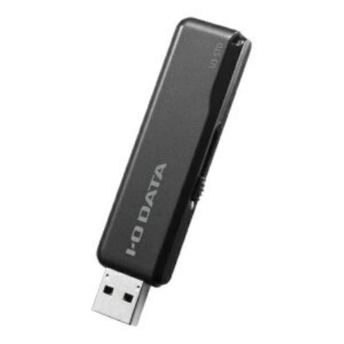 IOデータ U3-STD32GRK USBメモリ ブラック 32GB USB3.1 USB TypeA スライド式
