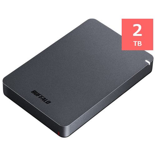 バッファロー HD-LDS2.0U3-BA USB3.1(Gen1)／USB3.0用 外付けHDD 2TB