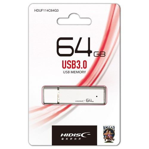 HIDISC HDUF114C64G3 USB3.0メモリー 64GB