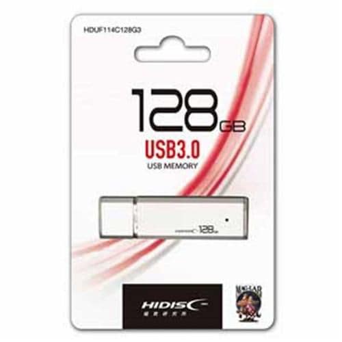 HIDISC HDUF114C128G3 USB3.0メモリー 128GB