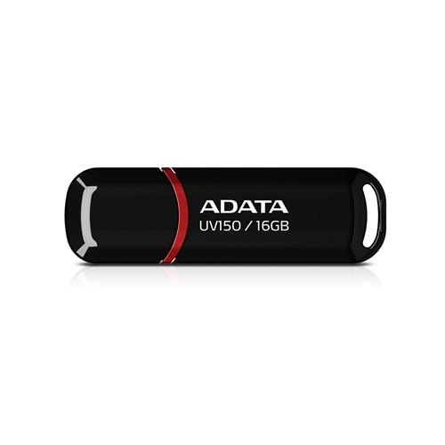ADATA AUV150-16G-RBK32-JP USB3.2(Gen1)／USB3.1(Gen1)／USB3.0対応 USBメモリ  16GB ブラック