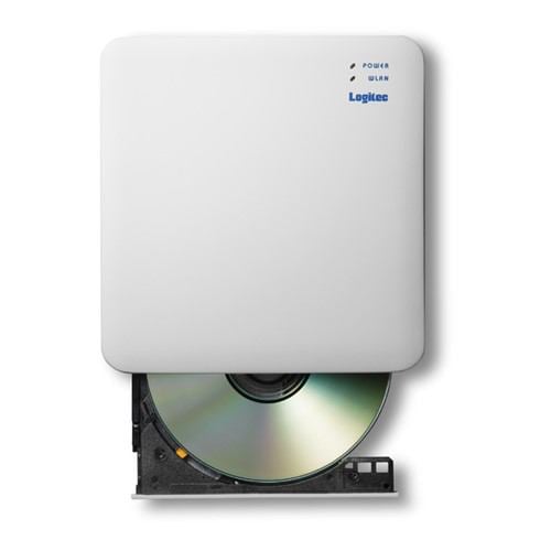エレコム LDR-PS24GWU3RWH 2.4GHz WiFi CD録音ドライブ