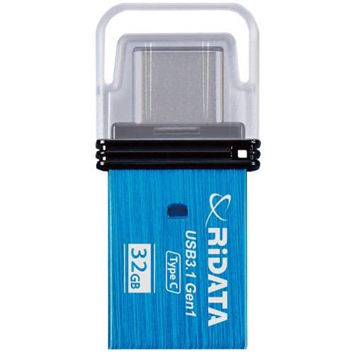 RiDATA RI-HT2U3116BKR USBメモリー USB3.1(Gen1)・USB2.0互換 TypeC-A