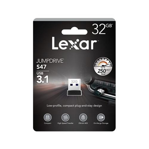Lexar LJDS047032G-BNBNJ USB 3.1 Jump Drive S47 USBフラッシュドライブ 32GB