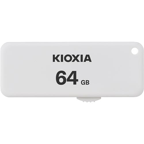 【推奨品】KIOXIA KUS-2A064GW USBフラッシュメモリ Trans Memory U203 64GB ホワイト