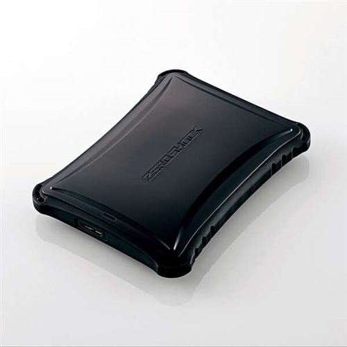 エレコム ESD-ZSA0500GBK 外付けポータブルSSD 500GB ブラック