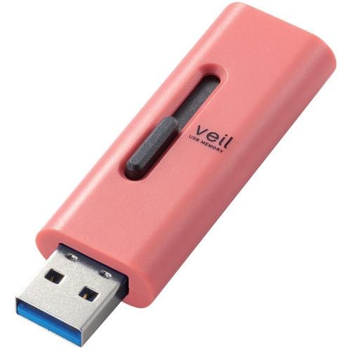 エレコム MF-SLU3032GRD USBメモリー USB3.2(Gen1)対応 スライド式 32GB レッド