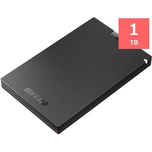 【推奨品】バッファロー SSD-PG1.0U3-BC SSD 1TB 黒
