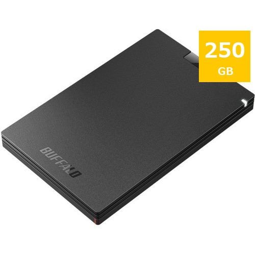 バッファロー SSD-PG250U3-BC SSD 250GB 黒