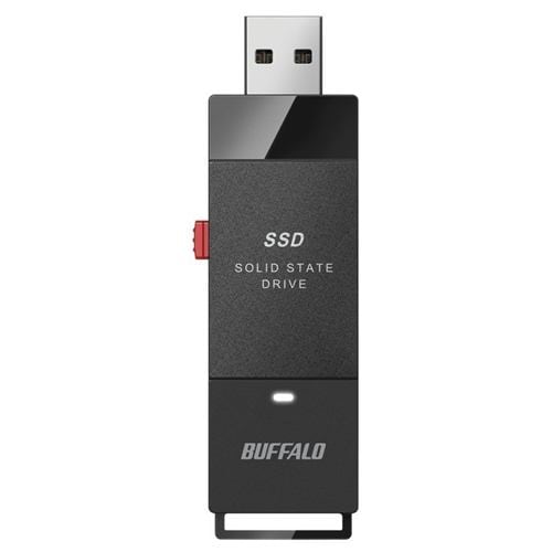 BUFFALO　SSD-PUT500U3-BKC　外付けSSD　　500GB　黒色