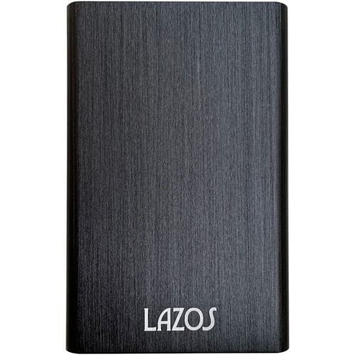 リーダーメディアテクノ L-HC-B 2.5インチ HDD／SSDケース Lazos ブラック LHCB
