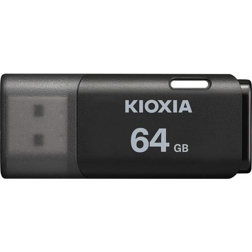 【推奨品】KIOXIA KUC-2A064GK USBメモリ TransMemory U202 64GB ブラック KUC2A064GK