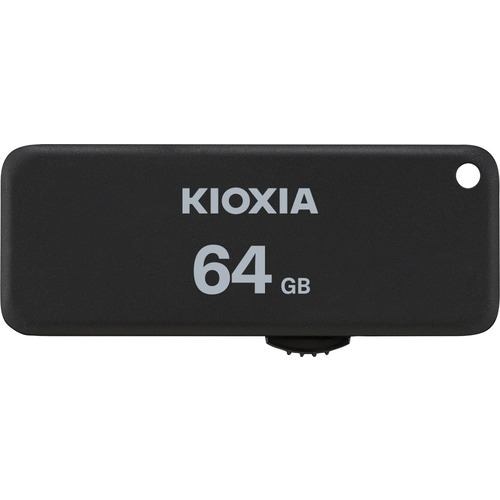 【推奨品】KIOXIA KUS-2A064GK USBメモリ TransMemory U203 64GB ブラック KUS2A064GK