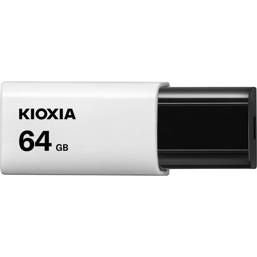 【推奨品】KIOXIA KUN-3A064GK USBメモリ Windows／Mac対応 TransMemory U304 64GB ブラック