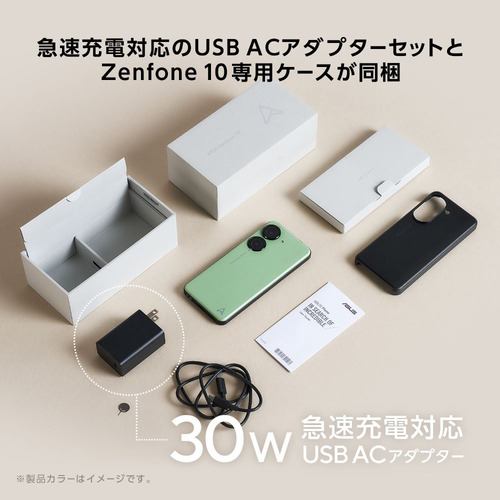 ASUS ZF10-BK16S512 SIMフリースマートフォン Zenfone 10 (16GB／512GB ...