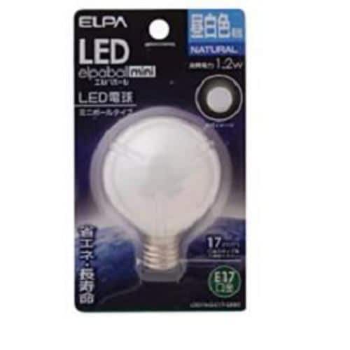 ELPA LDG1N-G-E17-G260 LED装飾電球 ミニボール球形 E17 G50 昼白色