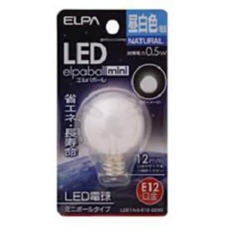 ELPA LDG1N-G-E12-G230 LED電球 「ミニボールG30形」(昼白色・口金E12)