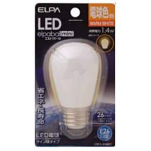 ELPA LDS1L-G-G901 LED電球 「サイン球形」(電球色・口金E26)