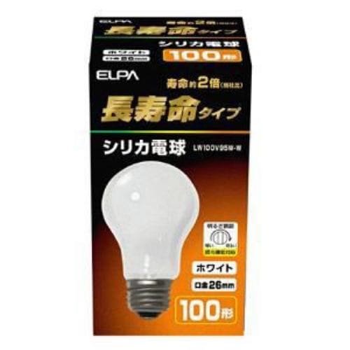 ELPA 長寿命 シリカ電球 LW100V95W-W