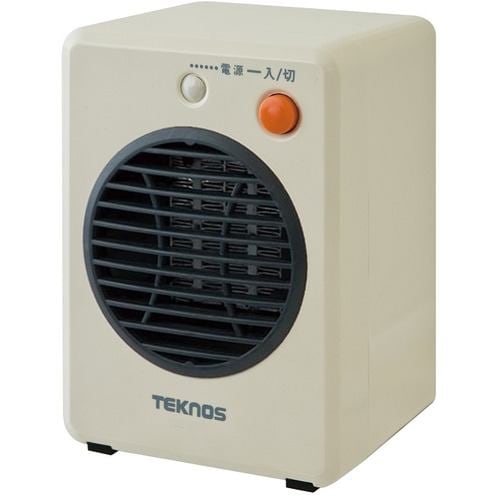 新品未使用TS-P1222(W)TEKNOSパネル型セラミックファンヒーター温度表示付き