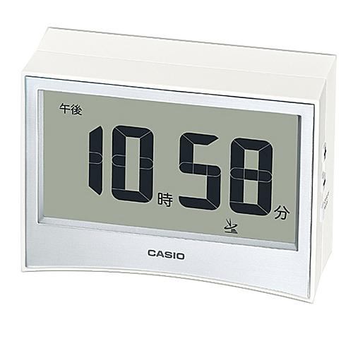 カシオ DQD-S01J-7JF 電波置時計 温・湿度計測機能 電子音アラーム(5段階変化) LEDライト付