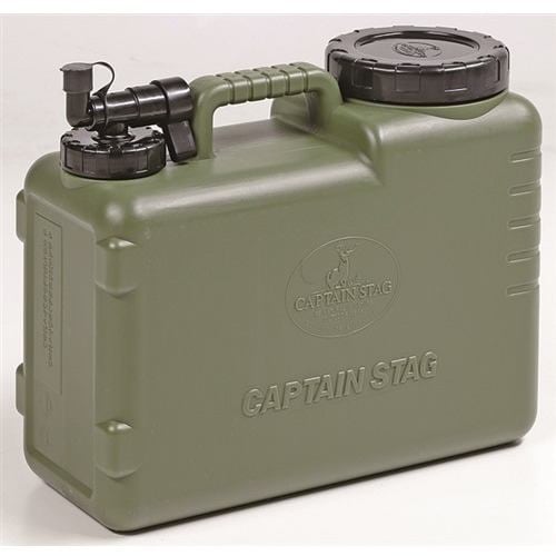 CAPTAIN STAG UE-2032 抗菌ボルディーウォータータンク 10L オリーブ