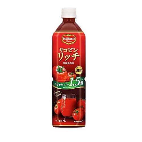 キッコーマン デルモンテ リコピンリッチ トマト飲料 1ケース(900g×12本)【セット販売】