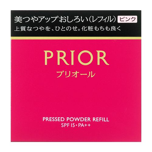 資生堂（SHISEIDO） プリオール ベースメーク 美つやアップおしろい （レフィル） ピンク (9.5g)