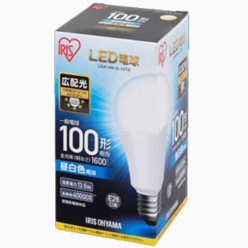 アイリスオーヤマ LDA14N-G-10T5 LED電球 一般電球形 1600lm(昼白色相当) ECOHILUX