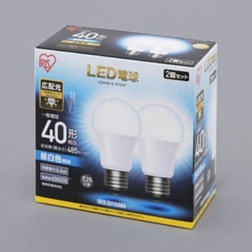 アイリスオーヤマ LDA4N-G-4T52P LED電球 一般電球形 485lm(昼白色相当