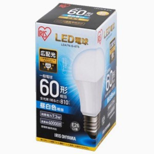 アイリスオーヤマ LDA7N-G-6T5 LED電球 一般電球形 810lm(昼白色相当) ECOHILUX
