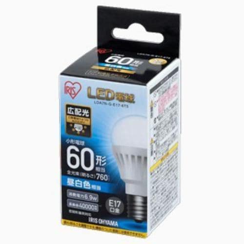 アイリスオーヤマ LDA7N-G-E17-6T5 LED電球 小形電球形 760lm(昼白色相当) ECOHILUX