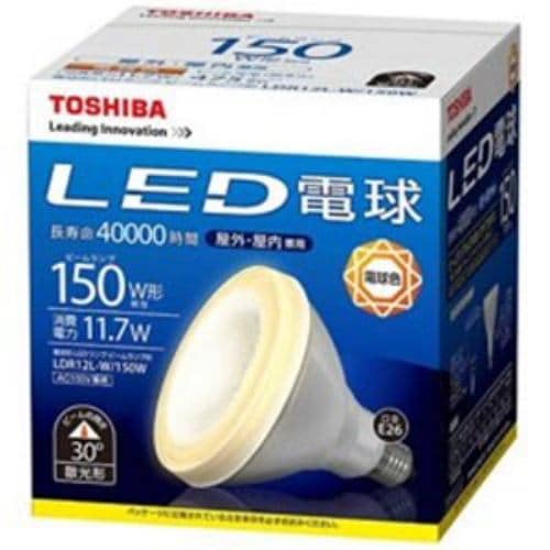 東芝 LDR12L-W LED電球 (ビームランプ形・ビーム光束475lm／電球色相当・口金E26)