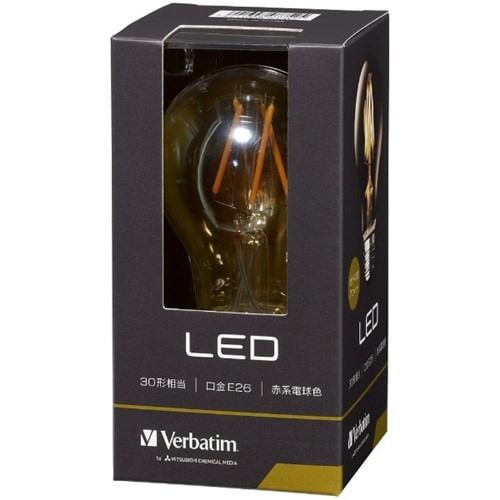 バーベイタム(Verbatim) LDA4R-G／FAV1 調光器非対応LED電球 アンバー 「バーベイタム」（一般電球形・全光束390lm／電球色相当・口金E26）