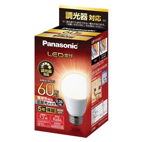 パナソニック LDA7LGDSK6 LED電球 E26 60形相当 電球色相当 調光器対応
