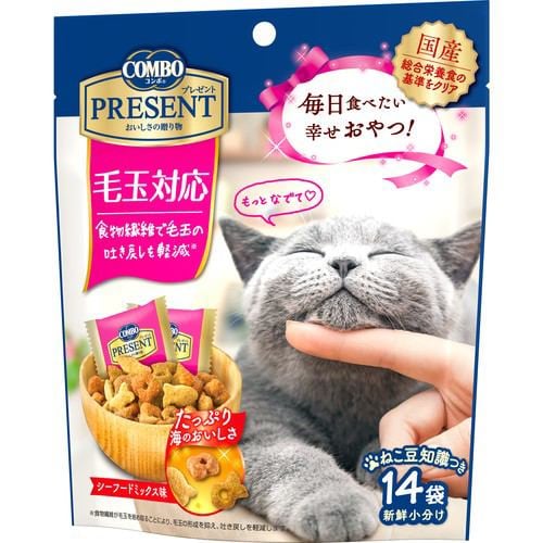 日本ペットフード  コンボ プレゼント キャット おやつ 毛玉対応  42g