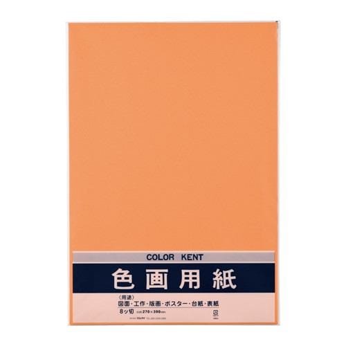 マルアイ Pエ-N47DA 色画用紙 N471 オレンジ