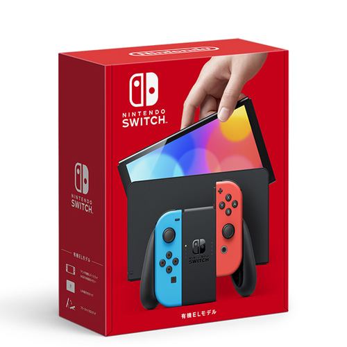 Nintendo Switch（有機ELモデル） Joy-Con(L) ネオンブルー/(R) ネオンレッド HEG-S-KABAA