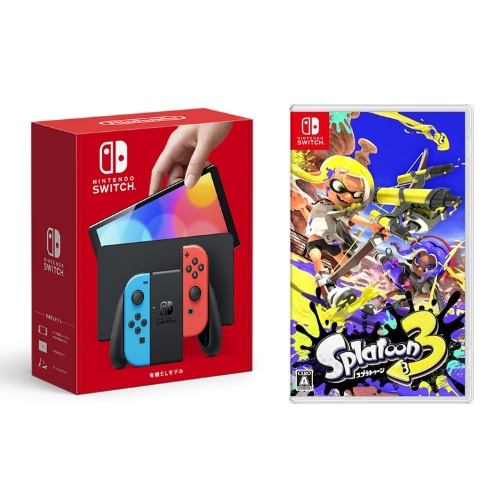 Nintendo Switch（有機ELモデル） Joy-Con(L) ネオンブルー/(R) ネオン 