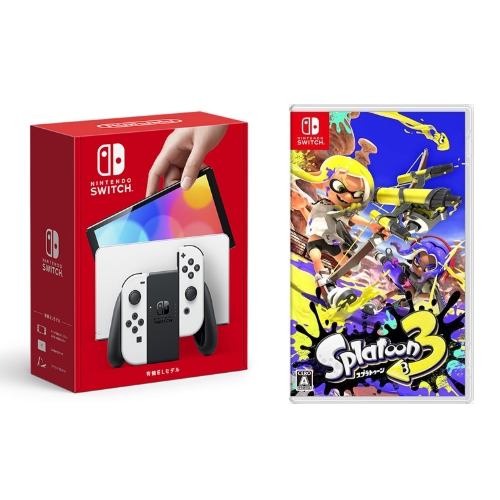 Nintendo Switch（有機ELモデル） Joy-Con(L)/(R) ホワイト HEG-S