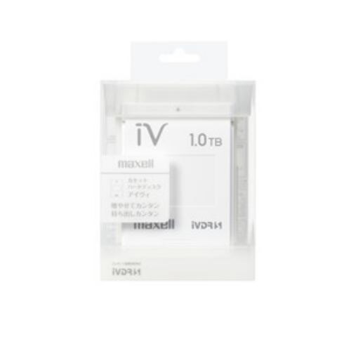 マクセル カセットHDD iV（アイヴィ）カラーシリーズ 1TB ホワイト M 