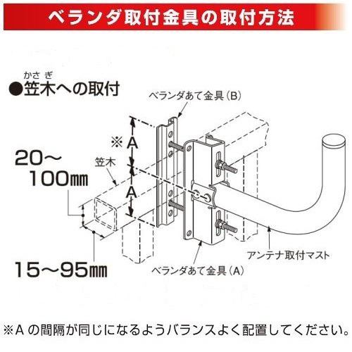 日本アンテナ　BS・110度CSアンテナセット 口径45cm型　CBSN45ST　未使用