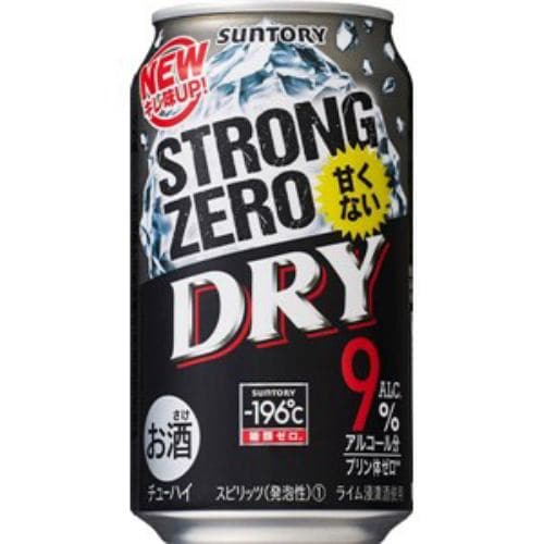 サントリー?196℃ ストロングゼロ「DRY」350ml 24本【セット販売】