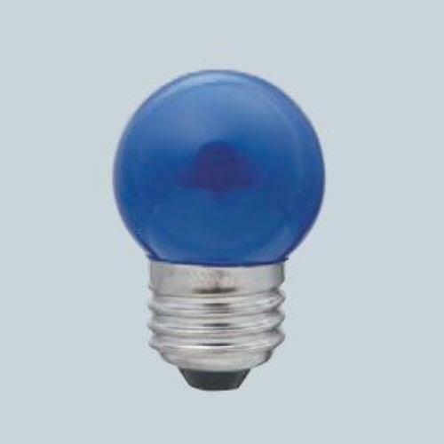 ELPA カラー寸丸球 7W 口金E26 ブルー G-13H-BL(ELPA)